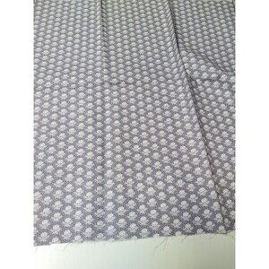1/2 Yard Cotton Fabric Purple with White Flowers Joan Kessler Concord